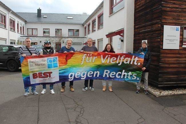 Für Vielfalt gegen Rechts im GPZ Koblenz